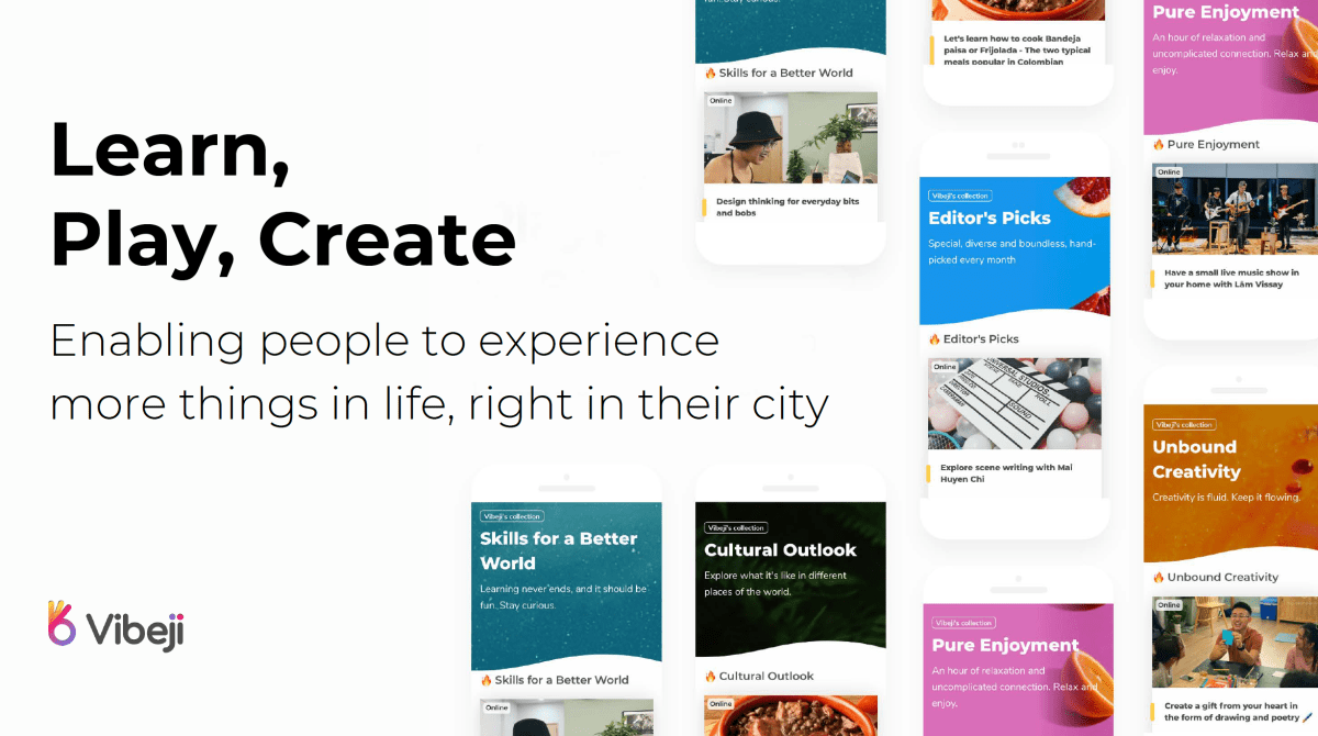 Rebranding & Research-backed enhancements for&nbsp;Vibeji